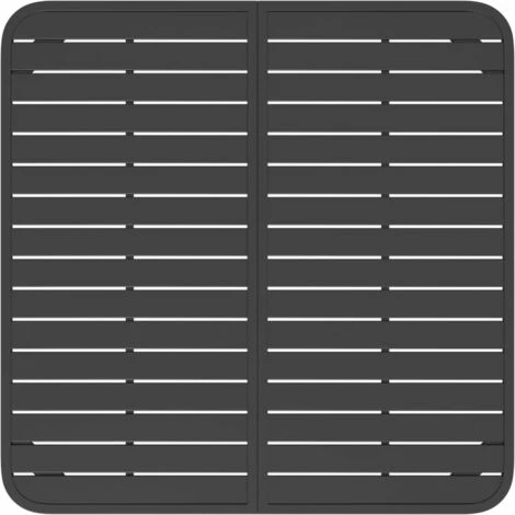 Mesa De Jardín De Acero Gris Antracita 100x100x71 Cm VidaXL 5 Mesa De Jardín De Acero Gris Antracita 100x100x71 Cm VidaXL - Imagen 5