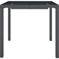 Mesa De Jardín De Acero Gris Antracita 80x80x72 Cm VidaXL -Mano Mano Ventas 96683838 4