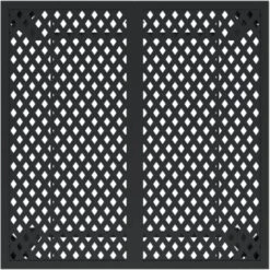 Mesa De Jardín De Acero Gris Antracita 80x80x72 Cm VidaXL -Mano Mano Ventas 96683838 5