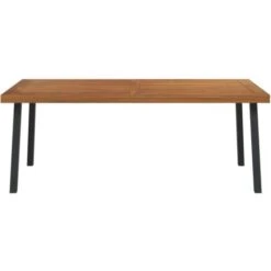 Mesa De Jardín Madera Maciza De Acacia 200x100x75 Cm VidaXL 8 Mesa De Jardín Madera Maciza De Acacia 200x100x75 Cm VidaXL -Mano Mano Ventas 96789045 4