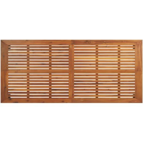 Mesa De Jardín Madera Maciza De Acacia 200x100x75 Cm VidaXL 5 Mesa De Jardín Madera Maciza De Acacia 200x100x75 Cm VidaXL - Imagen 5