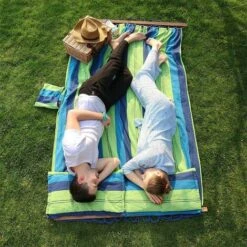 Songmics Hamaca Con Travesaño Tela De Polialgodón 210 X 150cm Carga De 300kg -Mano Mano Ventas 97012148 3