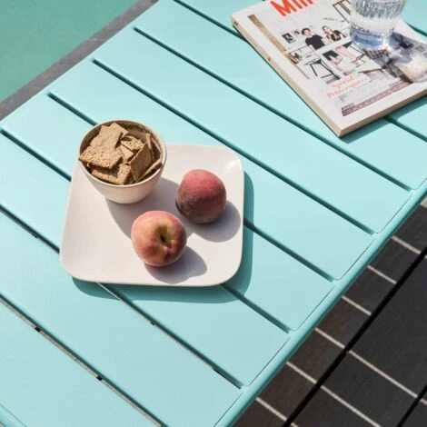 Mesa De Centro De Jardín Rectangular (90 X 50 X 40 Cm) Palavas - 3 Mesa De Centro De Jardín Rectangular (90 X 50 X 40 Cm) Palavas - - Imagen 3