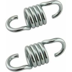 Paquete De 2 Resortes De Hamaca De Hierro Galvanizado A Prueba De Herrumbre Para Sillas Colgantes Y Columpios De Porche Capacidad De Peso 500 Lbs