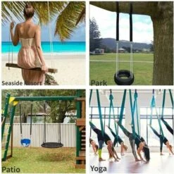 Correas Para Hamaca, Accesorio Para Hamaca Con Columpio De árbol, Correa Para Columpio Colgante De Alta Resistencia Con Anillo En D Y Correas Para Hamaca De Columpio De 550 Kg Como Máximo Para Acampar -Mano Mano Ventas 97081447 4