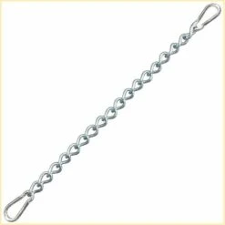 Cadena Con Dos Mosquetones, Enganche Variable Para Hamaca Hasta 230 Kg (Cadena 66 Cm)