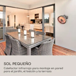 Blumfeldt Heatbell Wall Smart Estufa Exterior IPX4 800/1200/2000W Exterior -Mano Mano Ventas 97222834 3