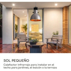 Blumfeldt Heatbell Ceiling Smart Estufa Exterior Para Terrazas IPX4 800/1200/2000W Exterior -Mano Mano Ventas 97222869 3