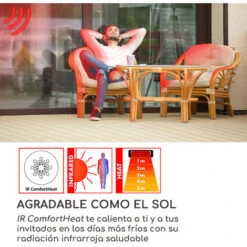 Blumfeldt Heatbell Ceiling Smart Estufa Exterior Para Terrazas IPX4 800/1200/2000W Exterior -Mano Mano Ventas 97222869 4