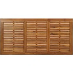 Mesa De Jardín Con Patas En U Madera Maciza Acacia 148x80x75 Cm VidaXL -Mano Mano Ventas 97280590 5