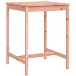 Mesa De Jardín Madera Maciza Douglas 82,5x82,5x110 Cm VidaXL