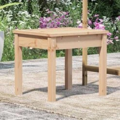 Banco De Jardín Madera Maciza De Pino 50x44x45 Cm VidaXL -Mano Mano Ventas 97280718 4