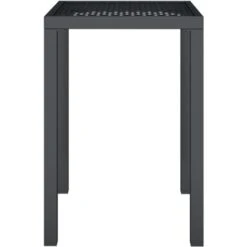Mesa De Jardín De Acero Gris Antracita 50x50x72 Cm VidaXL -Mano Mano Ventas 97280748 4