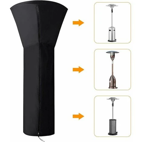 Cubierta Para Calentador De Patio, Cubiertas Para Calentador De Exterior Impermeables Redondas Negras, Protector Para Calentador De Patio Cubierta Para Calentador De Patio, 226x85x48 CM, 5 Cubierta Para Calentador De Patio, Cubiertas Para Calentador De Exterior Impermeables Redondas Negras, Protector Para Calentador De Patio Cubierta Para Calentador De Patio, 226x85x48 CM, - Imagen 5