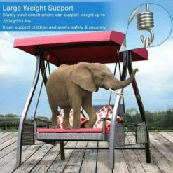 2 Ganchos Plateados Para Hamaca, Bolsa De Hamaca, Resorte De Carga Fuerte De 250 Kg, Silla Hamaca, Silla Colgante, Bolsa De Impacto, Columpio -Mano Mano Ventas 97599124 3