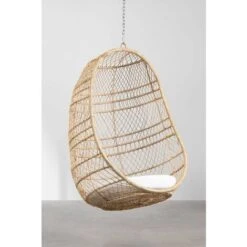Sillón Colgante De Jardín Con Cojín Rufus SKLUM Natural -Mano Mano Ventas 98108967 3