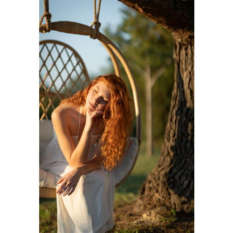 Sillón Colgante De Jardín Con Cojín Obetta SKLUM Natural 2 Sillón Colgante De Jardín Con Cojín Obetta SKLUM Natural - Imagen 2