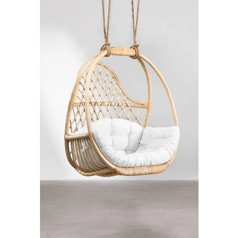 Sillón Colgante En Ratán Obetta SKLUM Natural 3 Sillón Colgante En Ratán Obetta SKLUM Natural - Imagen 3