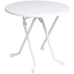 MESA JARD 80CM ALCO ACERO PLASTICO BL R20B