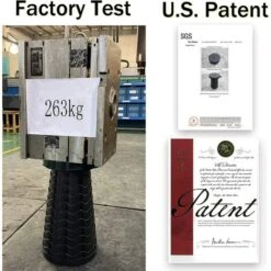 Taburete Telescópico Ligero Pero Más Fuerte Mejorado Taburete Plegable Portátil Taburete Plegable Para Adultos Actividades En Interiores Y Exteriores (negro) 1 Paquete -Mano Mano Ventas 98454248 5