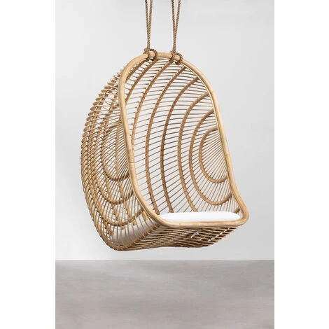Sillón Colgante En Ratán Cocoi SKLUM Natural 3 Sillón Colgante En Ratán Cocoi SKLUM Natural - Imagen 3