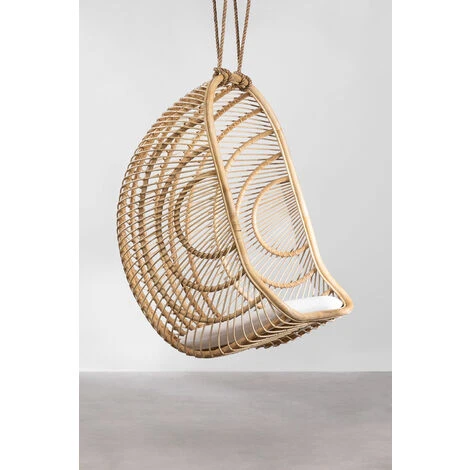 Sillón Colgante En Ratán Cocoi SKLUM Natural 4 Sillón Colgante En Ratán Cocoi SKLUM Natural - Imagen 4