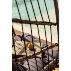 Sillón Colgante De Jardín Con Base Y Cojín Anoop SKLUM Gris Hormigón -Mano Mano Ventas 98482672 4