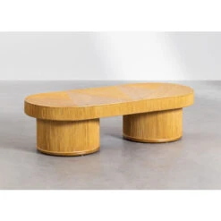 Mesa De Centro En Ratán Balenty SKLUM Marrón Ratán -Mano Mano Ventas 98482831 3