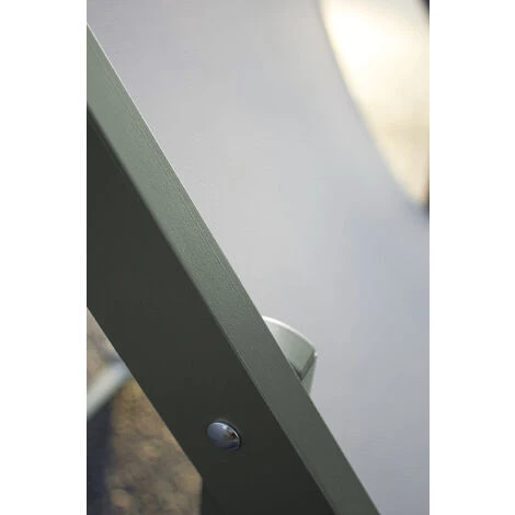 Lote De 2 Tumbonas De Jardín De Lona Gris Y De Aluminio Caqui - CITYGARDEN 4 Lote De 2 Tumbonas De Jardín De Lona Gris Y De Aluminio Caqui - CITYGARDEN - Imagen 4