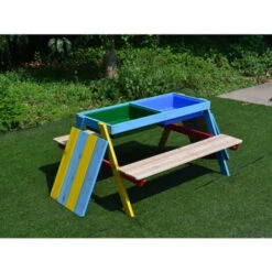 Mesa Picnic Infantil Con Arenero Faura