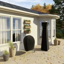 Cubierta Para Calentador De Patio Pyramid, Negro -Mano Mano Ventas 99033779 4