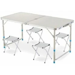 Mesa De Picnic Plegable - Mesa De Picnic - Adecuada Para Patio, Festivales, Camping, Playa, Etc.